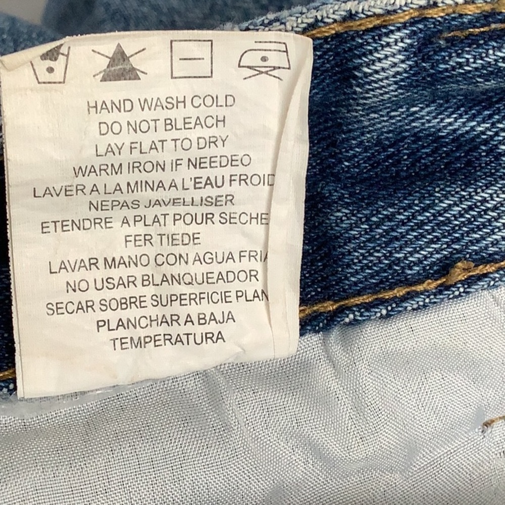 Fashion Nova "As You Please Ripped Straight Leg Jeans - Picture 9 of 9